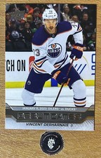 Vincent Desharnais 2023-24 Upper Deck Series 1 Hockey Debut Dates Insert #DD-9