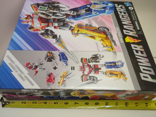 New Hasbro Dino Megazord Mighty Morphin Power Rangers - Picture 11 of 12