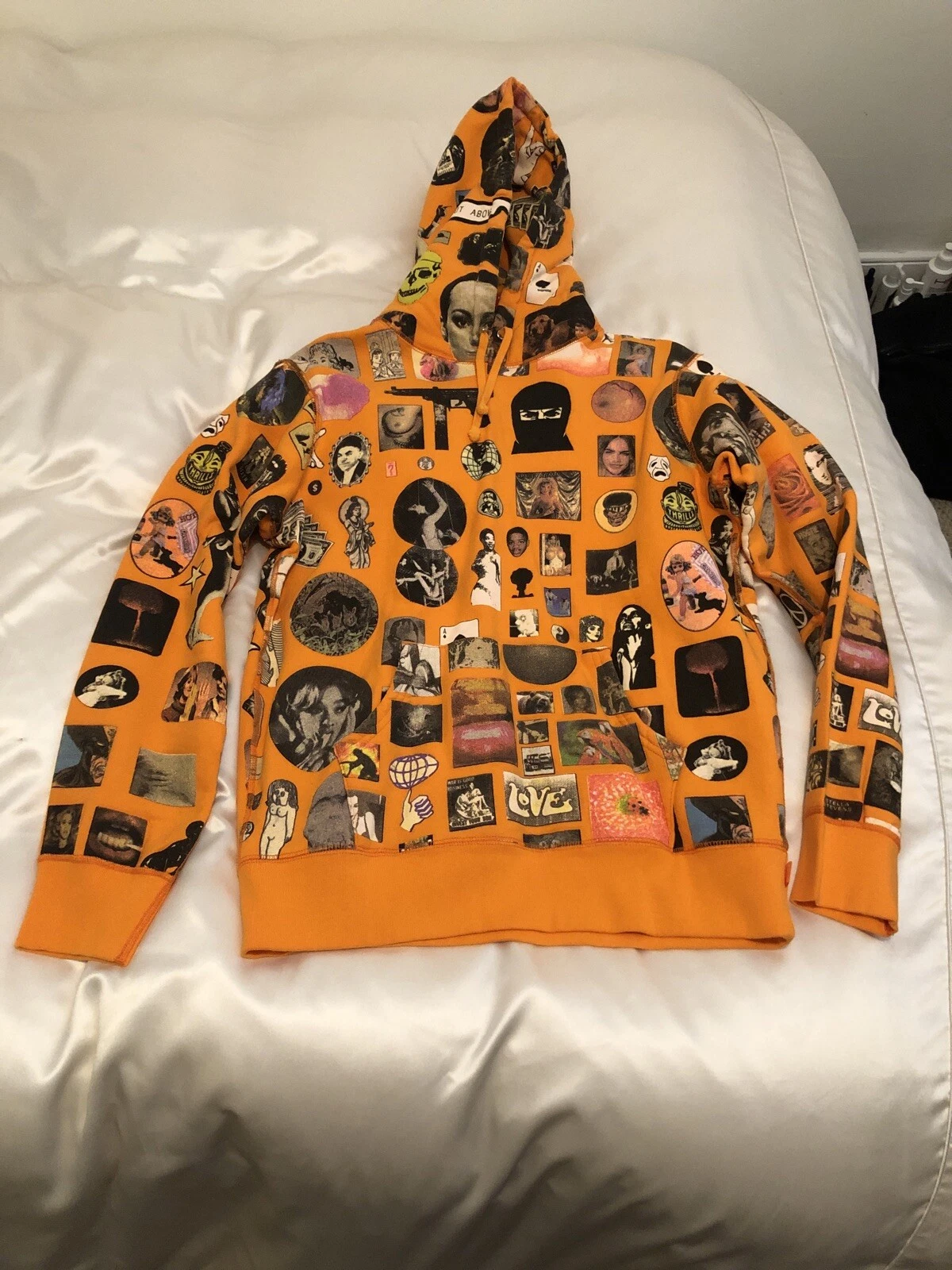Sweat à capuche Supreme Thrills 2017 M orange