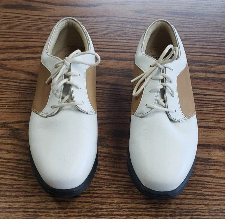 Nike Air Comfort Zapatos de Golf Mujer Talla 7, Sillín, Verdana Last, MUY BUENOS Foto 4 de 4