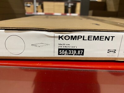 Neu IKEA KOMPLEMENT Auszieh-Tablett, weiß, 50x35cm, 504.339.87