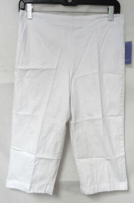 Laura Scott Women's Petite Size 6 Twill Capri Pants C1 4908