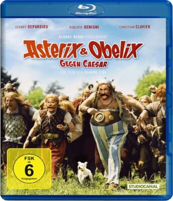 ASTERIX UND OBELIX GEGEN CAESAR - DEPARDIEU,GERARD/+    BLU-RAY NEU