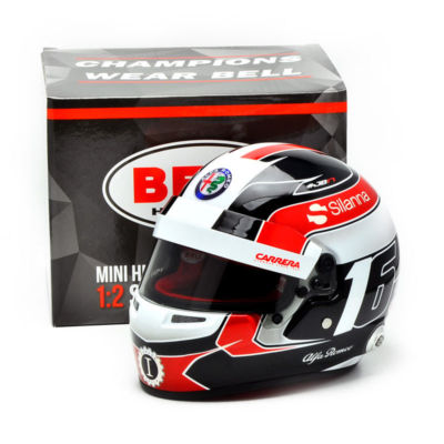 1/2 2018 CHARLES LECLERC REPLICA MINI BELL HELMET SAUBER FERRARI