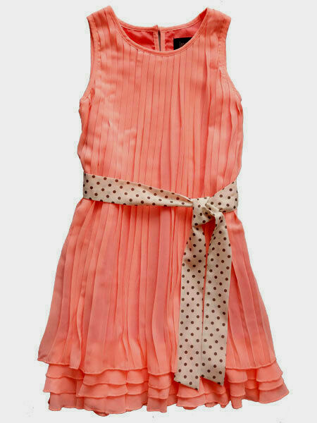 neon peach dress Juliet Dunn Neon Peach Embroidered Dress