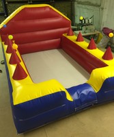 8 X 6 Ball Pool With High Back And Air Jugglers Each Side 8 X 6 Ball Pool With High Back And Air Jugglers Each Side