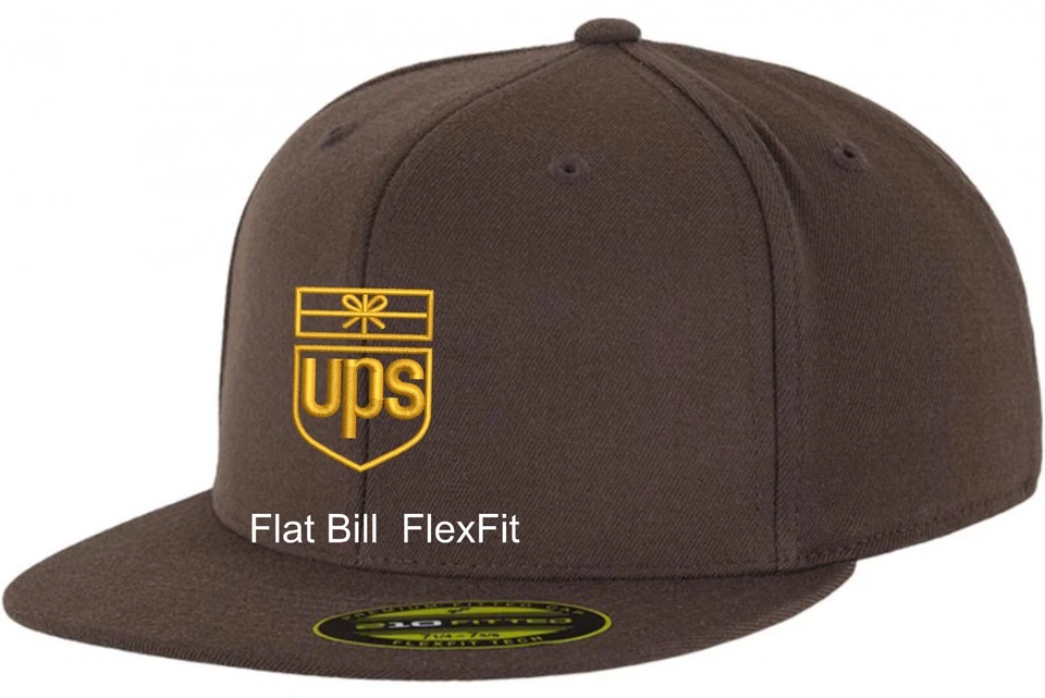 Pajarita UPS Gorras Sombreros 112 Richardson Flex Fit 210 Billete Plano 6277 Curvo Foto 3 de 4