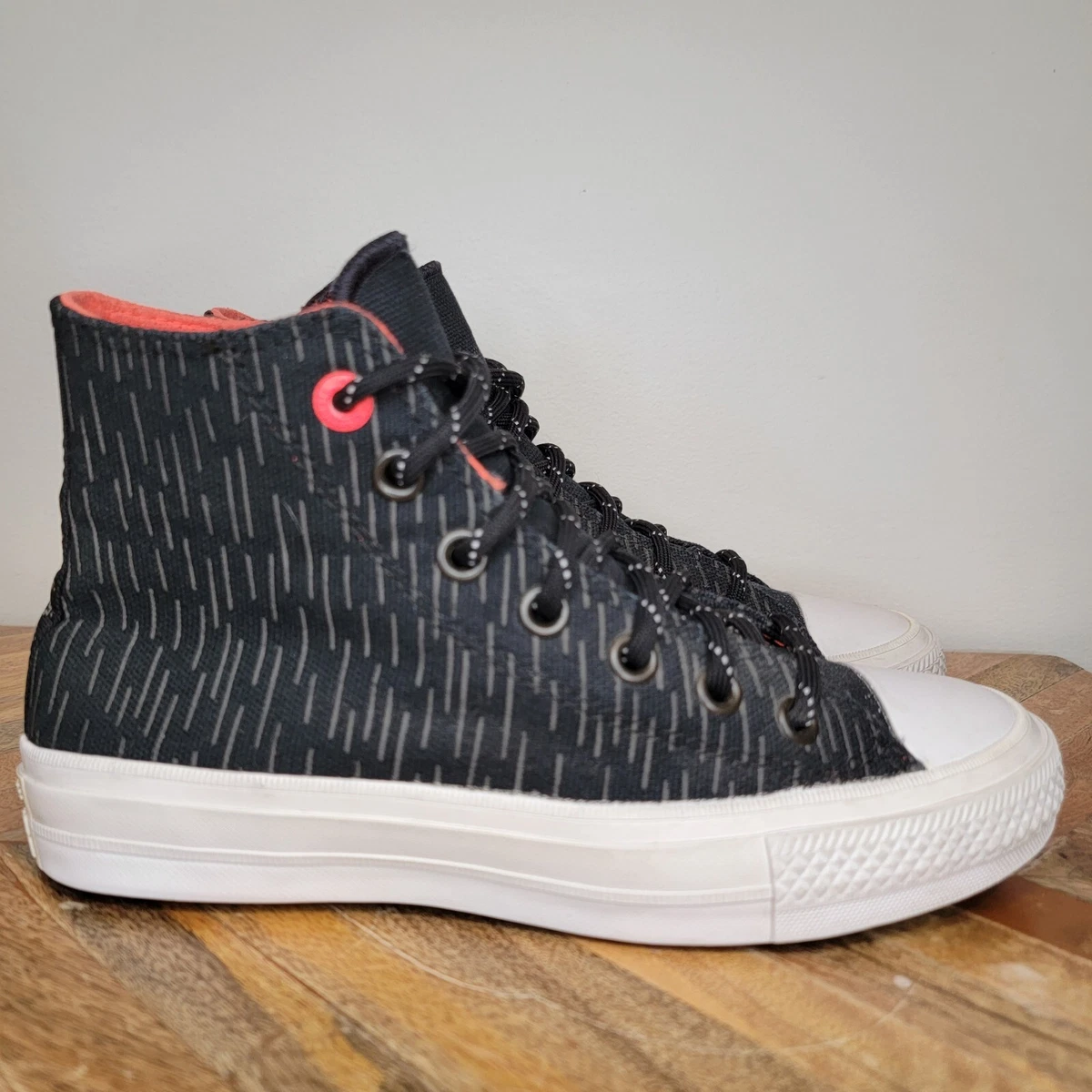 tennis Konijn Omgeving Converse Mens 4.5 Womens 6.5 CTAS II Hi Shield Canvas 153532C Black Lava  shoes | eBay