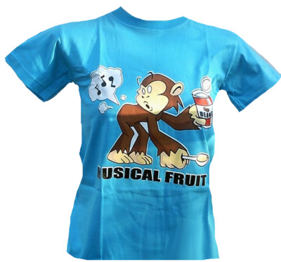 APE Zoo MUSIC Musical Fruit T-Shirt S 36/38 Detroit ViP DJ Baby Monkey