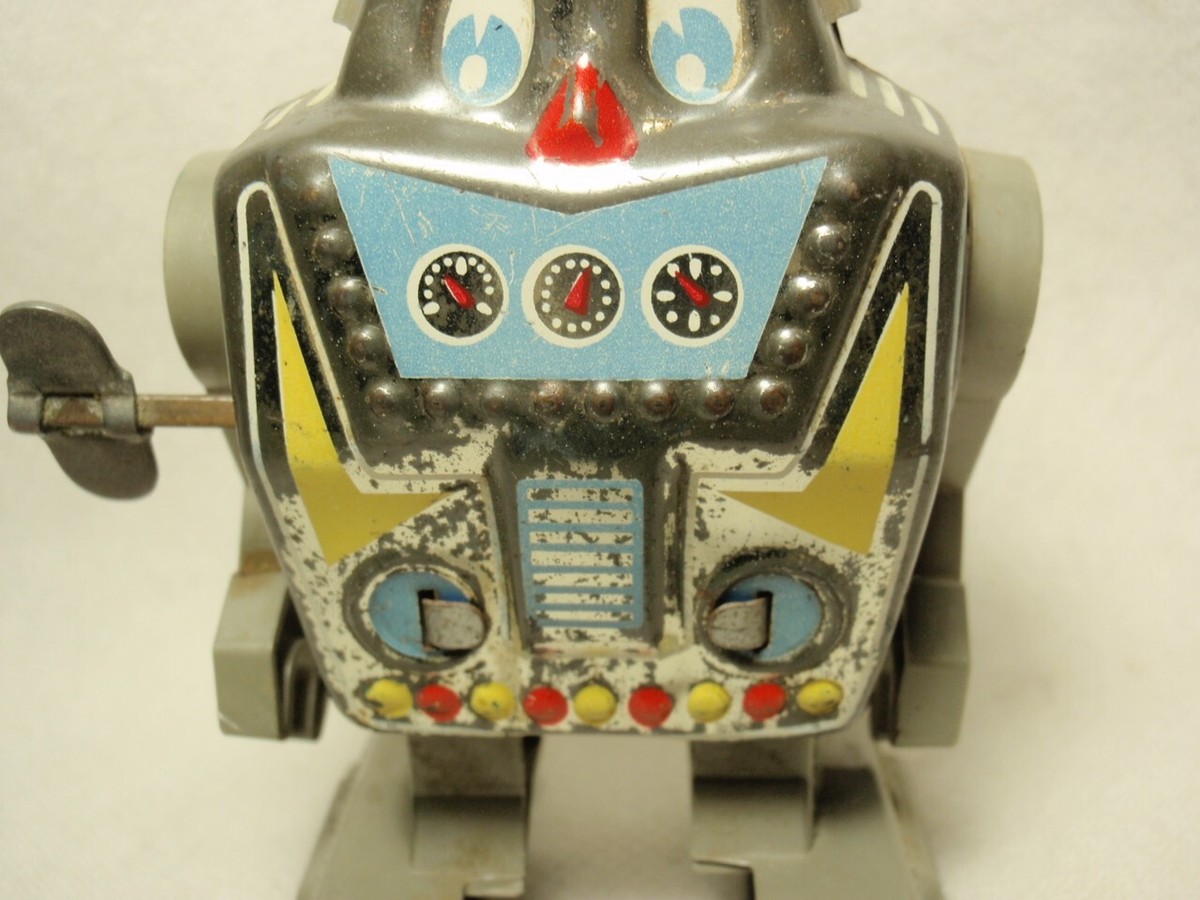 Vtg Yone Japan Robot Wind Up Toy *As-Is* | eBay