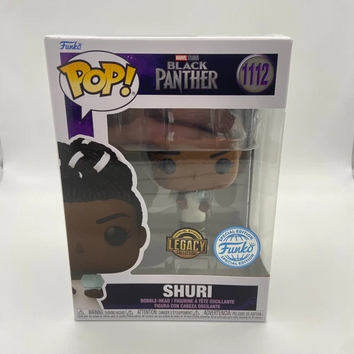 Figura Vinilo Funko Pop Shuri #1112 Edición Especial Legacy Black Panther