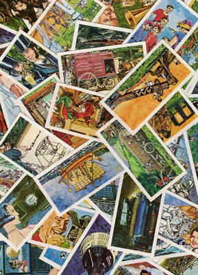 1975 BROOKE BOND TEA CARDS [INVENTORS & INVENTIONS] BULK LOT TO FINISH YOUR SET
