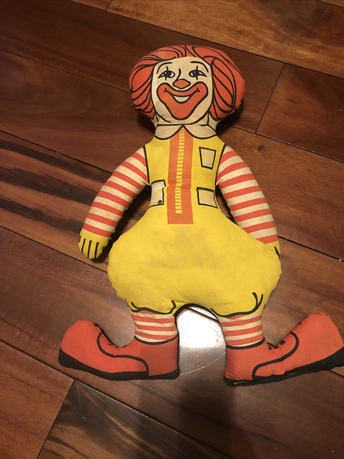RONALD MCDONALD CLOTH 16INCH VINTAGE 1970'S FIGURE TOY STUFFED DOLL eBay