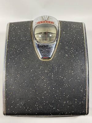 Detecto Analog Bathroom Scale Bubble View Art Deco Works Mid Century Vintage