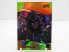 CHRIS WEBBER 1999 BOWMAN'S BEST GOLD REFRACTOR! #141/400! KINGS!!
