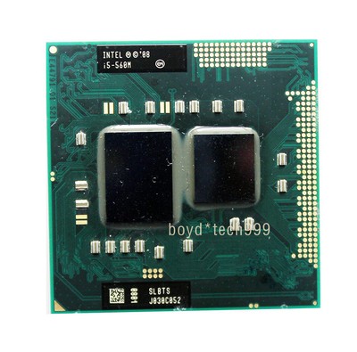 Intel Core i5-560M 2.66 GHz CPU Dual-Core SLBTS Socket G1 2667 MHz Processor