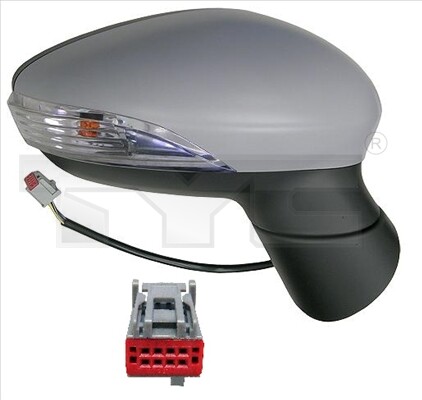 Right TYC 310-0129 Outside Mirror for FORD