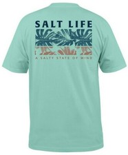 Mens Salt Life The Palms Graphic Short Sleeve...