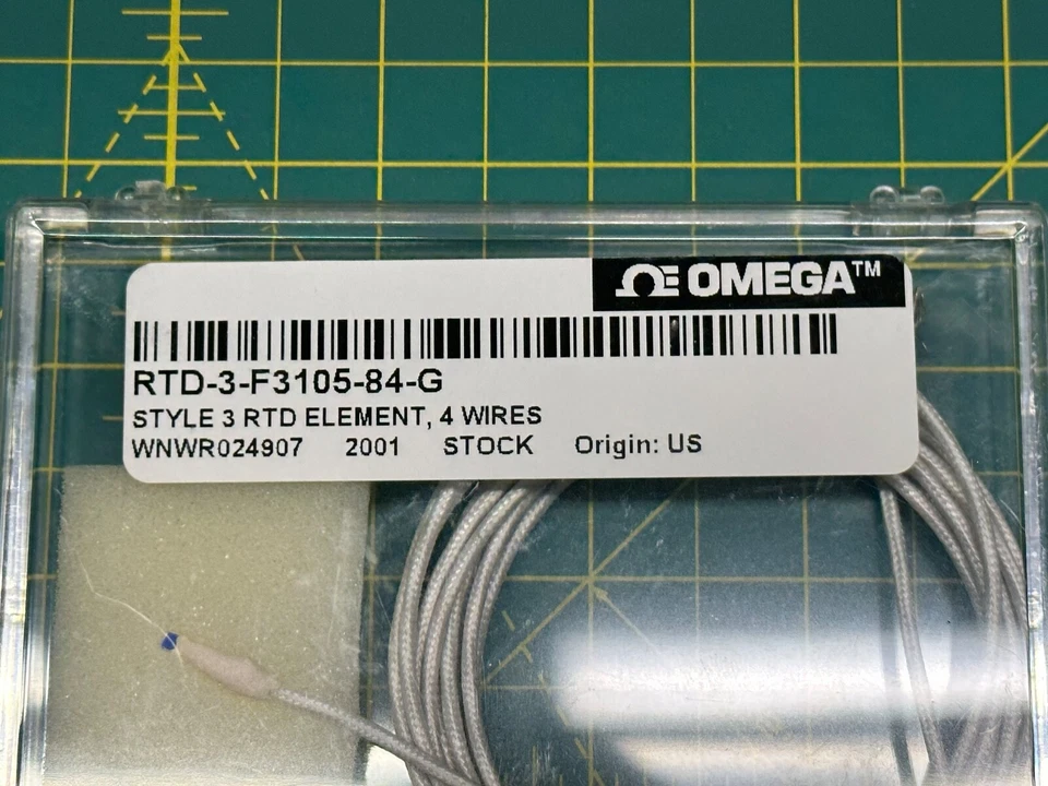 OMEGA RTD-3-F3105-84-G Pt100 Class A 4-Wire RTD Element 84” Leads | NEW - Image 2 of 3