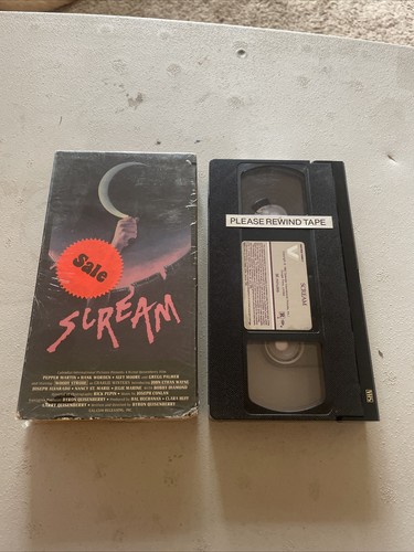 VHS 🙂 Scream 1981/1986 Vestron Video