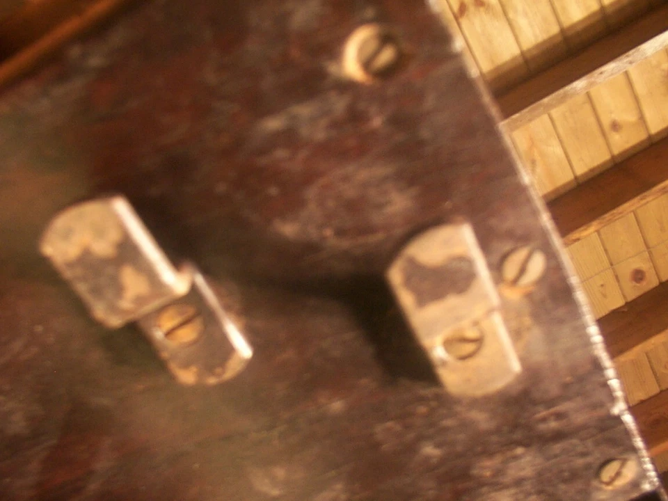GLOBE WERNICKE DESK BOOKCASE LEG MOUNTING HARDWARE! ONLY EBAY SOURCE EVER!! - Image 4 of 4