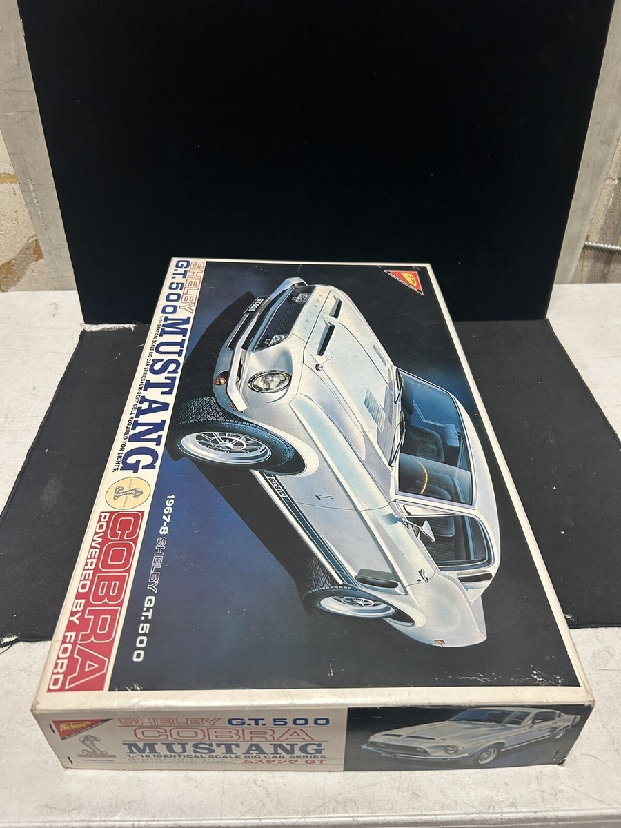 Nichimo Shelby G.T. 500 Cobra Mustang 1967-8 1/16 Model Kit Nichimo Shelby G.T. 500 Cobra Mustang 1967-8 1/16 Model Kit