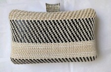 Vintage Woven Clutch Hand Purse New