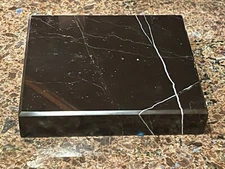 Genuine Black Marble Statue/Trophy Bases 8 x 8.75 x 1.5" Polished FREE SHIPPING!