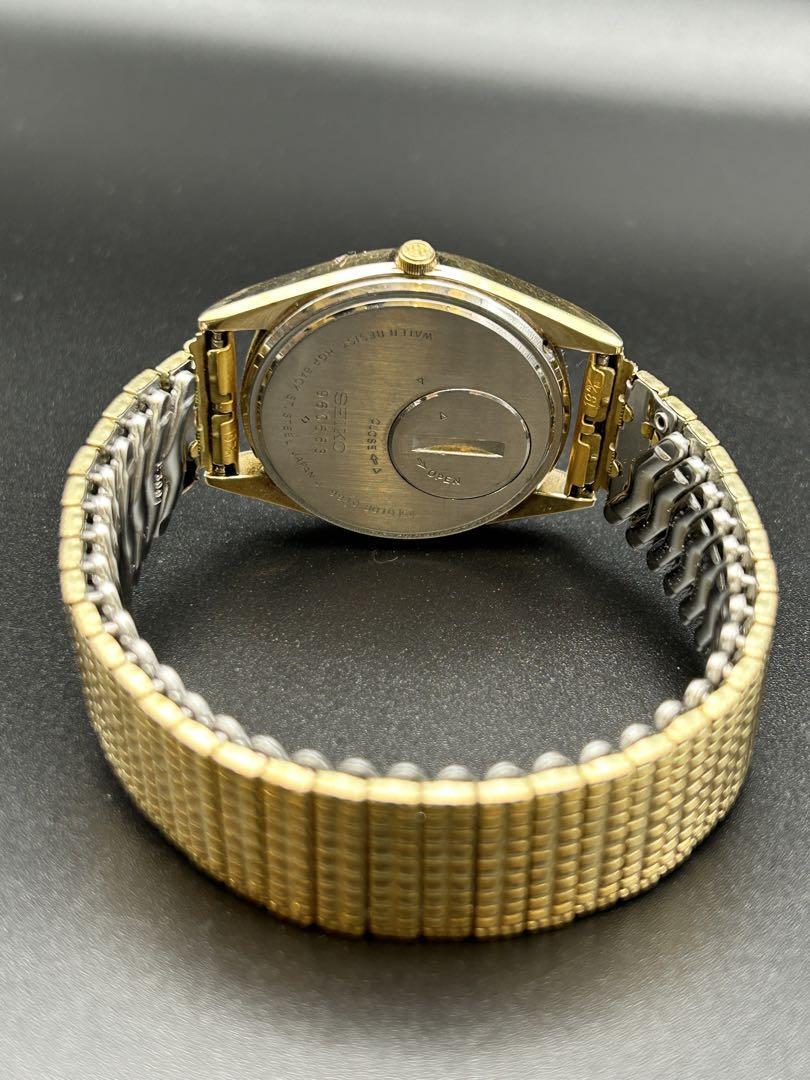 Seiko Grand Quartz 9940-8010 35mm Gold Dial Vintage Rare Seiko Grand Quartz 9940-8010 35mm Gold Dial Vintage Rare