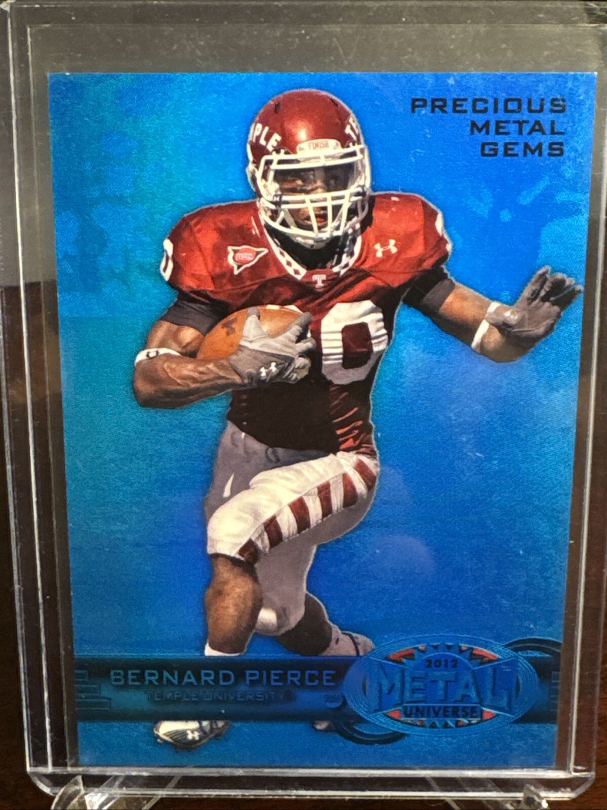 Bernard Pierce Fleer Retro Metal #M65 Blue Precious Metal Gem