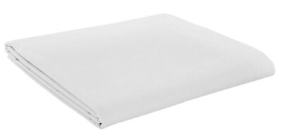 Cotton Rich Krankenhausqualität weiß Einzelbett flach Bettlaken Pflegeheime Krankenpflege 1-25
