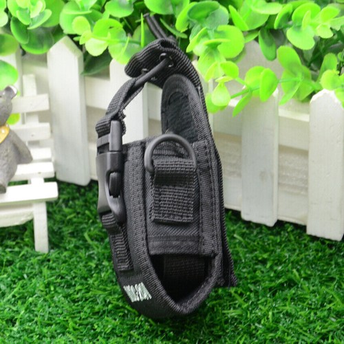 MSC-20A Case Motorola Kenwood Bag 2 Way Radio Black Walkie Talkie Holder Pouch - Zdjęcie 10 z 11