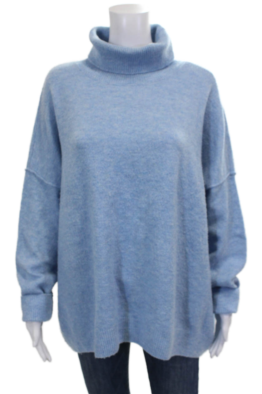 Vince Camuto Women Turtleneck Pullover Sweater Blue Long Sleeve Size 2XLFree Shipping in US $100+ Orders | $6.95 Orders Below