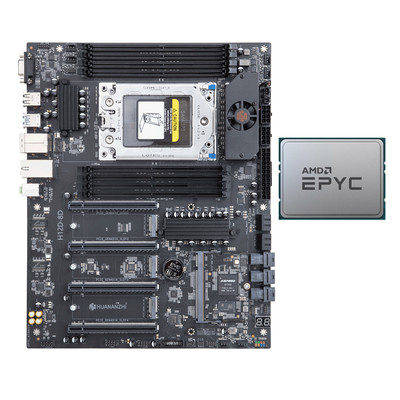 AMD EPYC 7532 32C64T SP3 + H12D-8D AMD EPYC 7002/7003 8-channel BMC DDR4 IPMI2.0