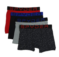 4 Pack SPYDER STRETCH Nylon-MESH Cooling Breathble Boxer Briefs MEDIUM LARGE 45