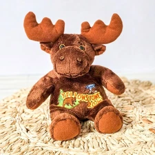 🫎 2007 Souvies Yellowstone Moose Beanie Plush by The RGU Group | 8"
