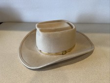 100%  Wool Felt Cowboy Hat Western  WPL 5923  Size 7  Vintage