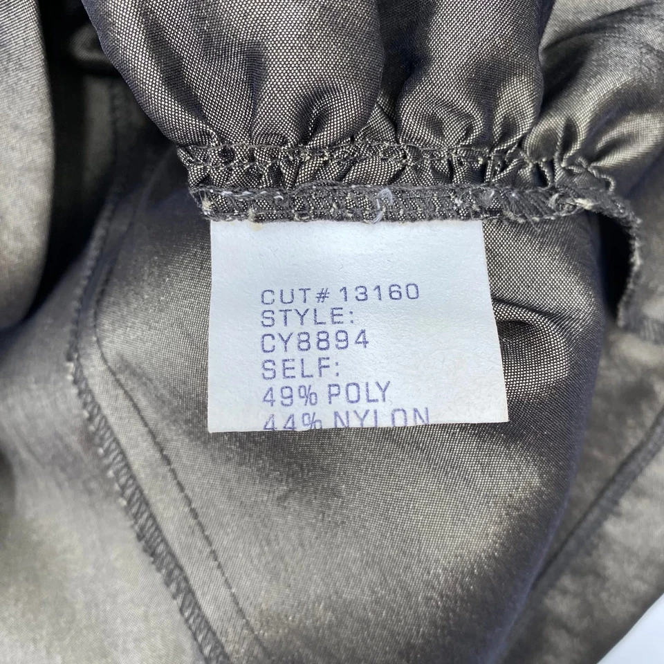 Blazer Tadashi plateado acanalado manga 3/4 | Mujer talla 8 Foto 4 de 4