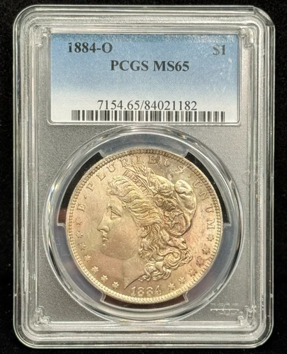 1884-O  PCGS  MS65 Gem Morgan Dollar  New Orleans Mint High Grade Coin
