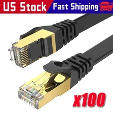 Cat 8 Ethernet RJ45 Cable Super Speed 40Gbps Patch LAN Network Gold Plated Lot