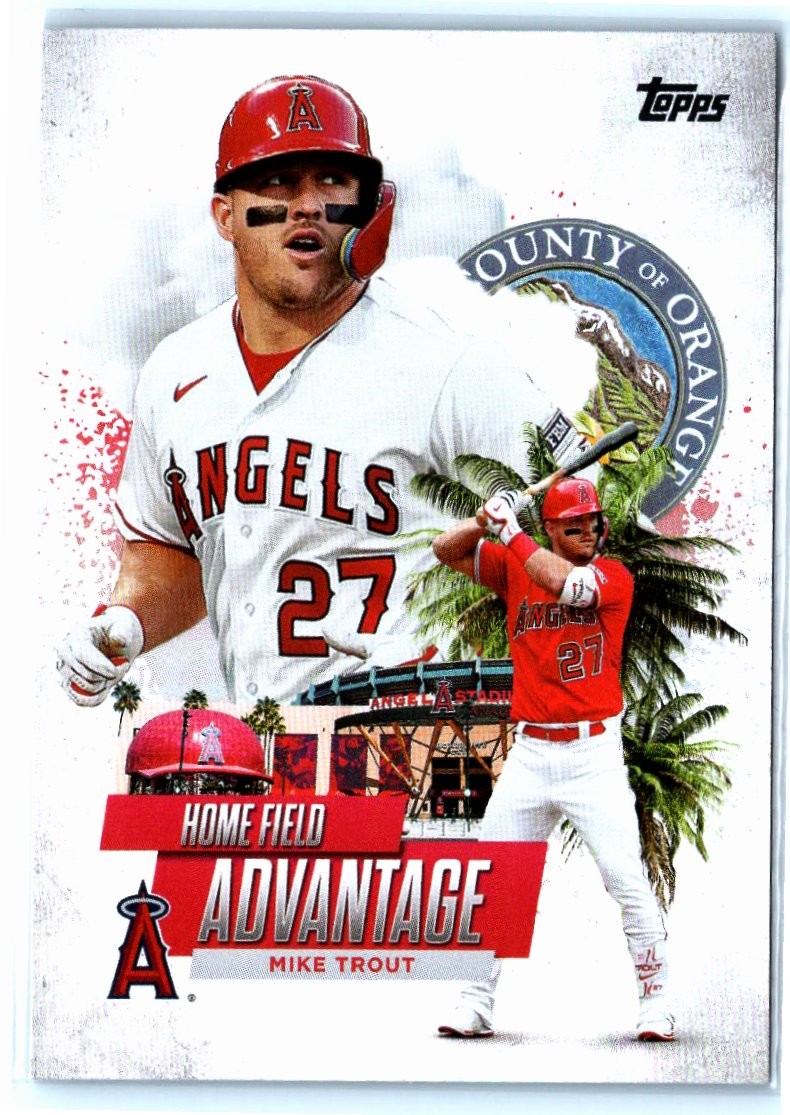 2025 Topps #HA-6 Mike Trout Home Field Advantage