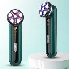 EMS Microcurrent Device Lifts Face Reduces Wrinkles And Firms Skin LED Therapy