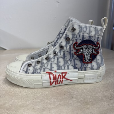 dior homme high top sneakers size 38 unisex