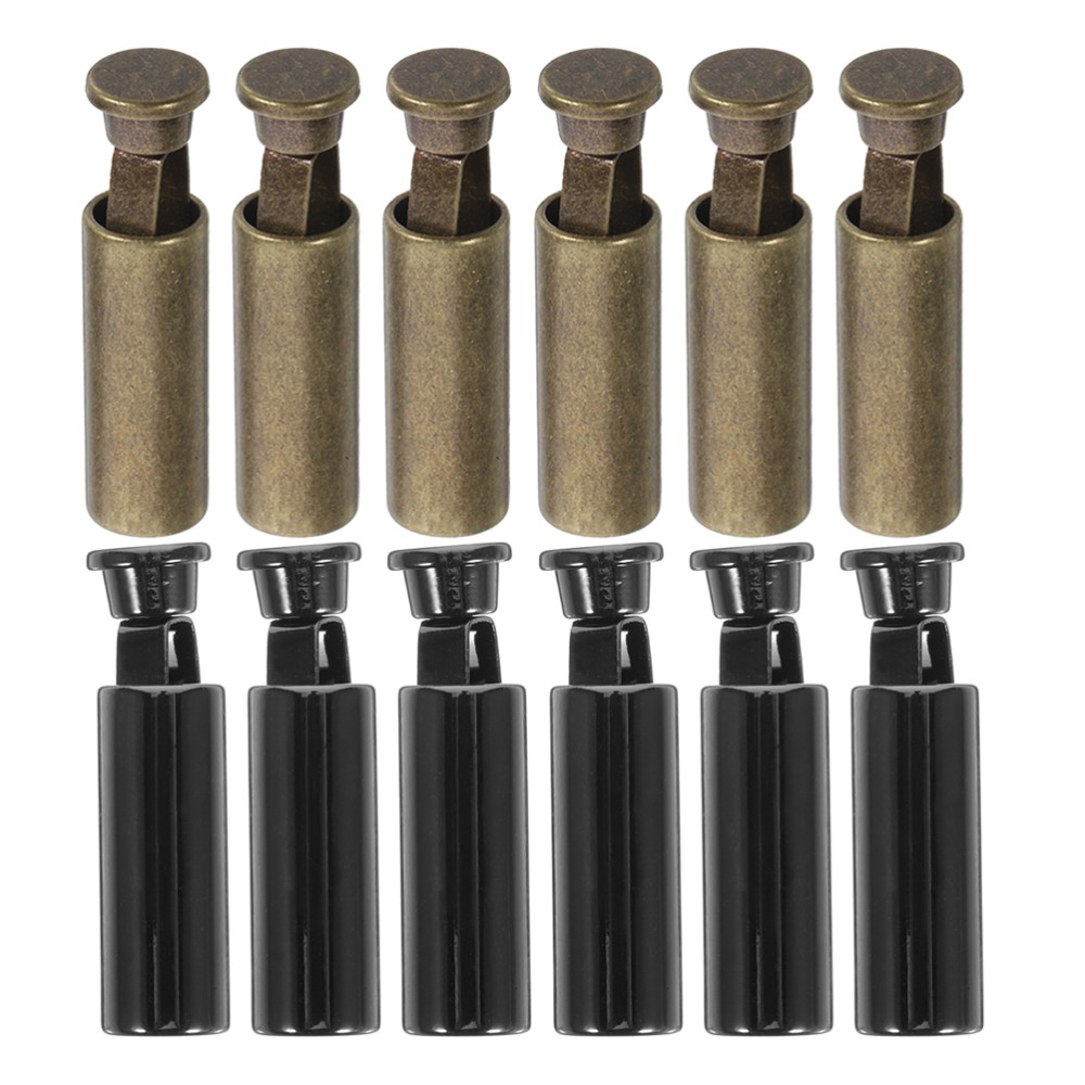 APL Set 12 Pendenti Orologio Punta Cilindrica Ricambio per Lacci Serrature Cavo Metallo