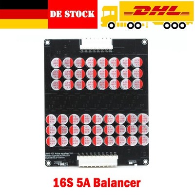 12S-16S 5A Balancer Li-Ion LiFePO 4 Lto Akku Active Equalizer Balancer Board AEU