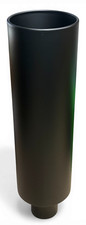 Flat Black 5 In 10 Out 36l Rolled Edge Diesel Exhaust Stack Ford Powerstroke Flat Black 5 In 10 Out 36l Rolled Edge Diesel Exhaust Stack Ford Powerstroke