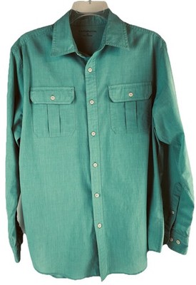 Croft & Barrow Men's Long Sleeve Mint Green Shirt Size M