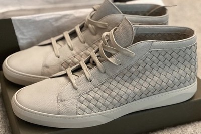 Fabiano Ricci Bottega Style Grau Gr. 44 Sneaker Herren UVP 279  Neu OVP TOP