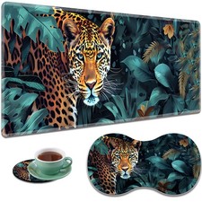 Large Gaming Mouse Pad  Mouse Wrist Rest Pad  Coaster Combination, 31.5 "x ...