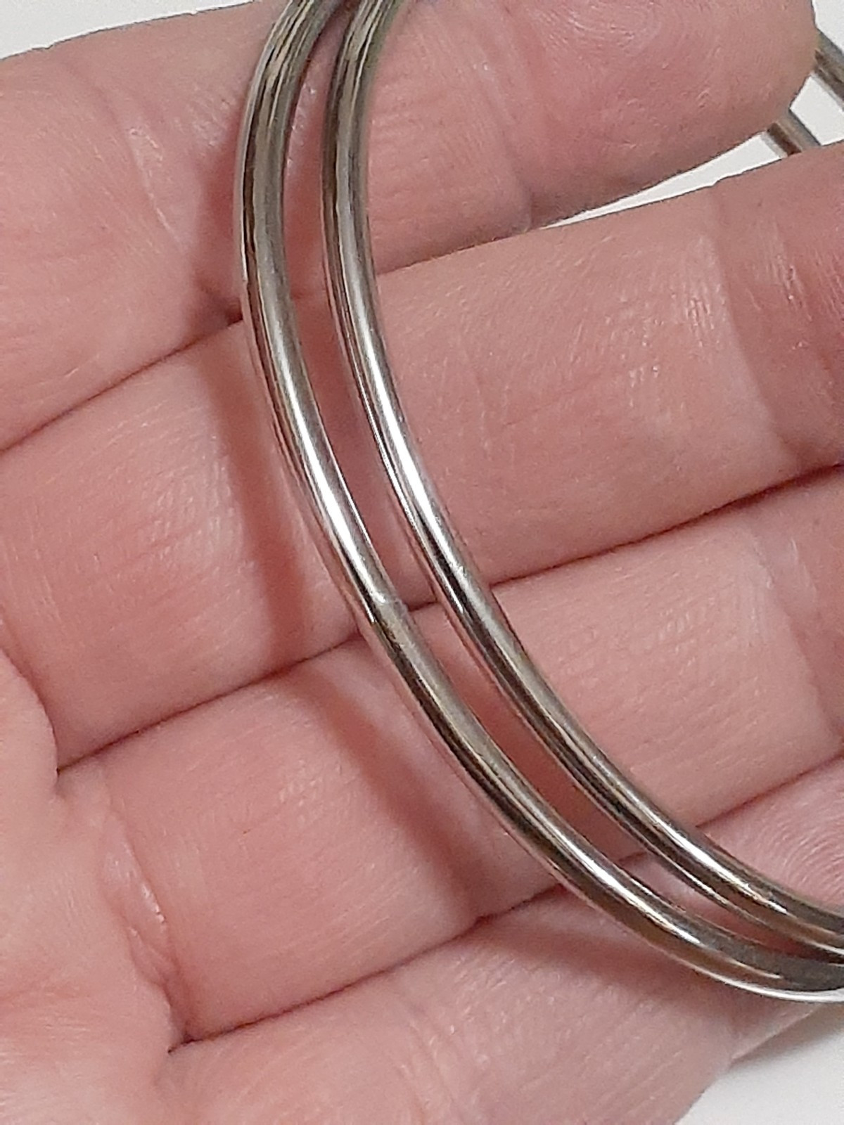 JCM stainless steel stackable bangle bracelets lo… - image 1